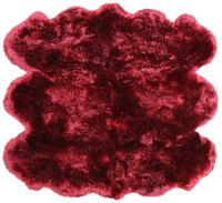 Thumbnail for 100% Natural New Zealand Sheepskin Burgundy 5' 0