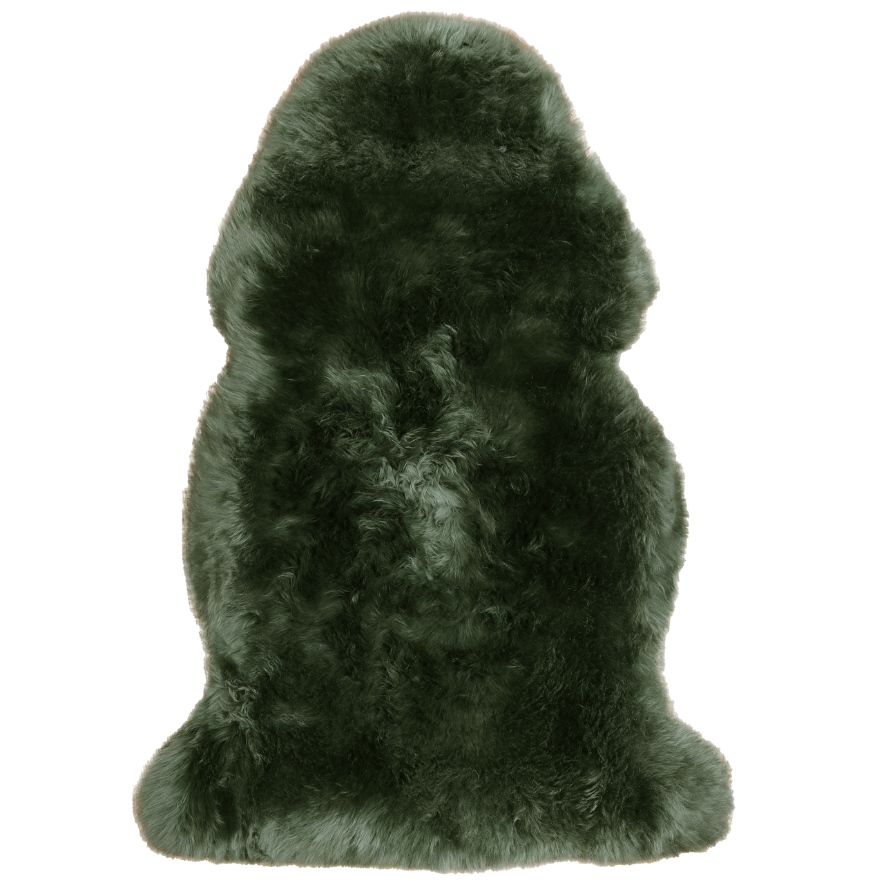 100% Natural New Zealand Sheepskin Green 2' 0" x 3' 0"