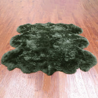 Thumbnail for 100% Natural New Zealand Sheepskin Green 5' 0