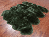 Thumbnail for 100% Natural New Zealand Sheepskin Green 6' 0