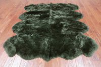 Thumbnail for 100% Natural New Zealand Sheepskin Green 6' 0