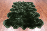 Thumbnail for 100% Natural New Zealand Sheepskin Green 6' 0