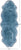 100% Natural New Zealand Sheepskin Blue 2' 0" x 6' 0"