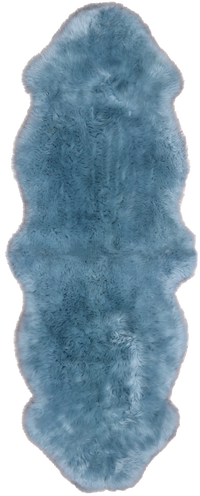 Thumbnail for 100% Natural New Zealand Sheepskin Blue 2' 0