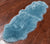 100% Natural New Zealand Sheepskin Blue 2' 0" x 6' 0"