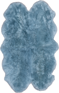 Thumbnail for 100% Natural New Zealand Sheepskin Blue 4' 0