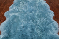 Thumbnail for 100% Natural New Zealand Sheepskin Blue 4' 0