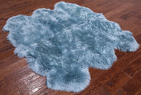 Thumbnail for 100% Natural New Zealand Sheepskin Blue 5' 0