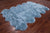 100% Natural New Zealand Sheepskin Blue 6' 0" x 9' 0"