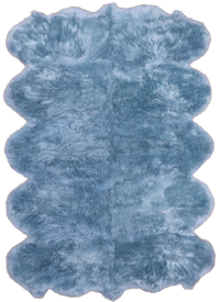 Thumbnail for 100% Natural New Zealand Sheepskin Blue 6' 0