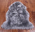 100% Natural New Zealand Sheepskin Grey 2' 0" x 3' 0"