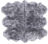 Thumbnail for 100% Natural New Zealand Sheepskin Grey 5' 0