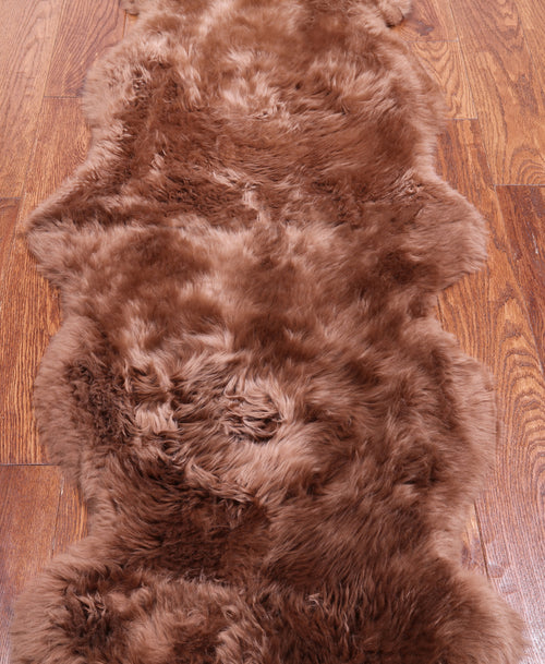 100% Natural New Zealand Sheepskin Toffee 2' 0