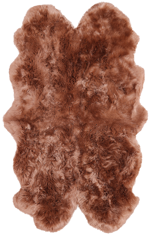 100% Natural New Zealand Sheepskin Toffee 4' 0