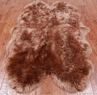 Thumbnail for 100% Natural New Zealand Sheepskin Toffee 4' 0