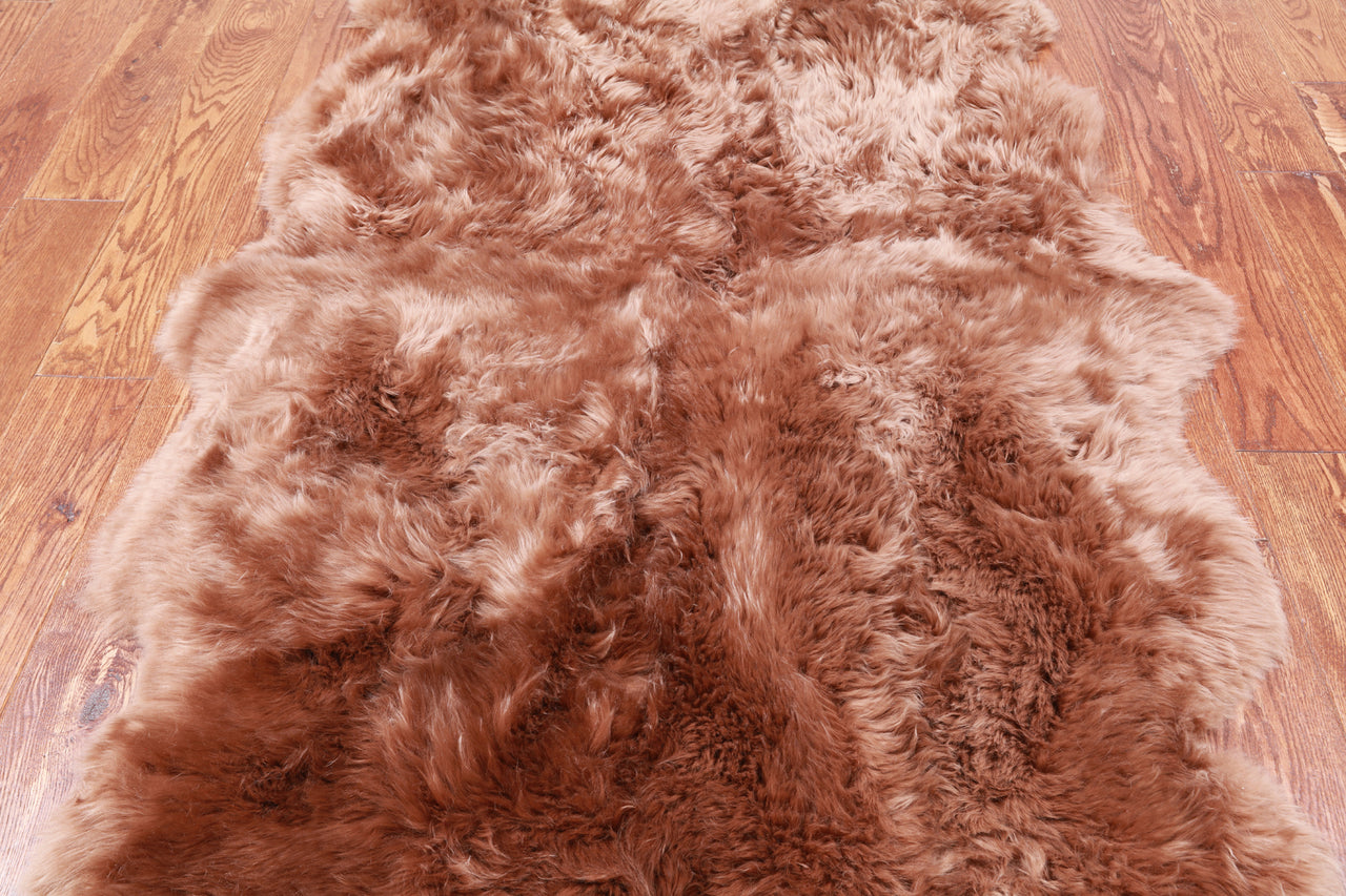 100% Natural New Zealand Sheepskin Toffee 4' 0" x 6' 0"