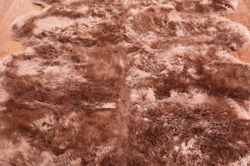 100% Natural New Zealand Sheepskin Toffee 6' 0