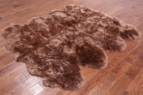 100% Natural New Zealand Sheepskin Toffee 6' 0