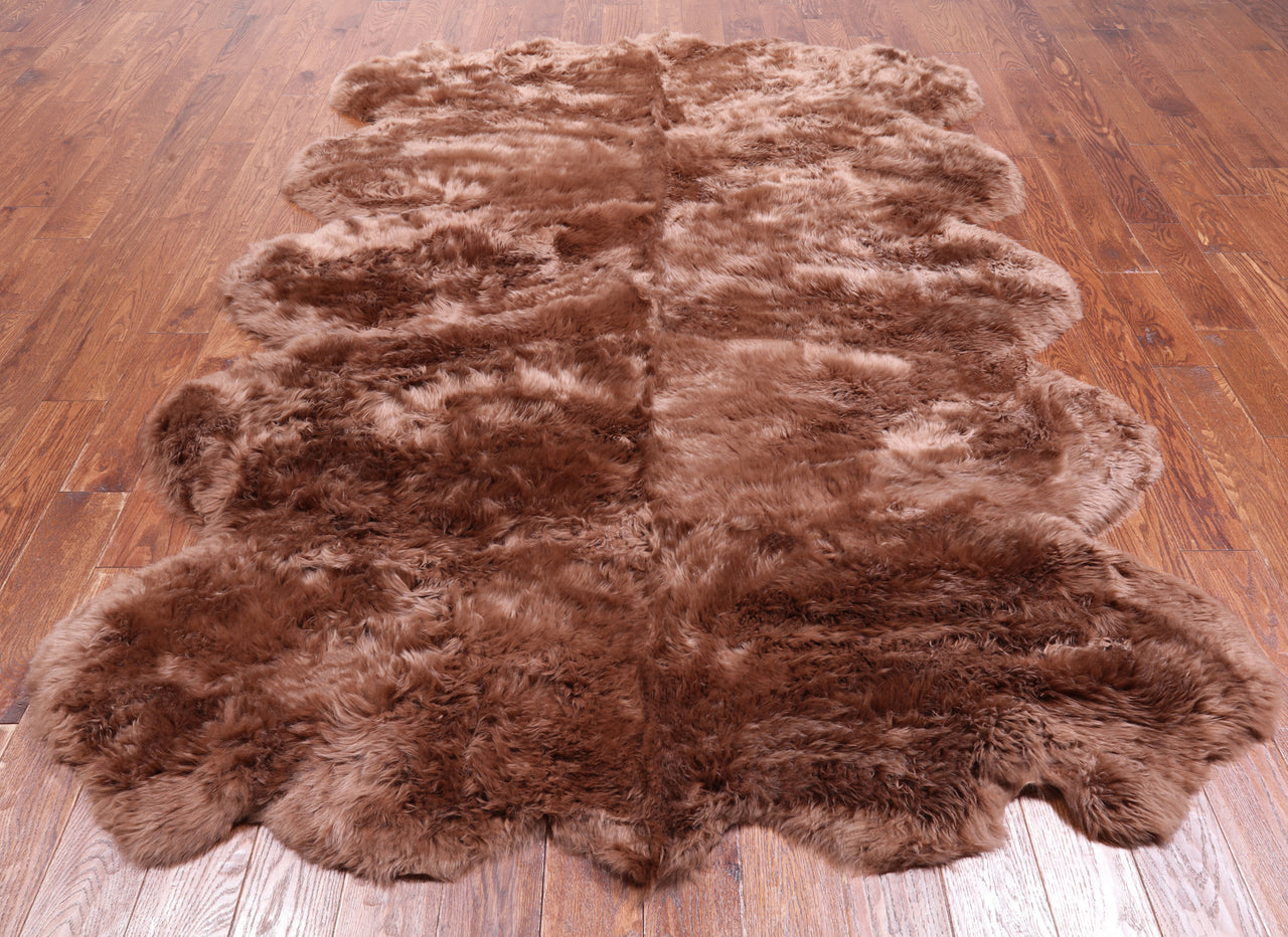 100% Natural New Zealand Sheepskin Toffee 6' 0" x 9' 0"