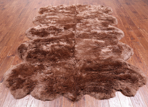 100% Natural New Zealand Sheepskin Toffee 6' 0