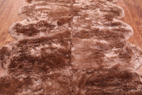 100% Natural New Zealand Sheepskin Toffee 6' 0