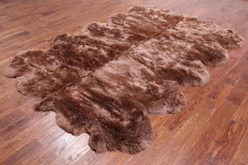 100% Natural New Zealand Sheepskin Toffee 6' 0