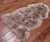 100% Natural New Zealand Sheepskin Taupe 2' 0" x 3' 0"