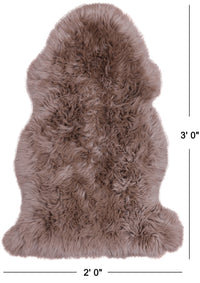 Thumbnail for 100% Natural New Zealand Sheepskin Taupe 2' 0