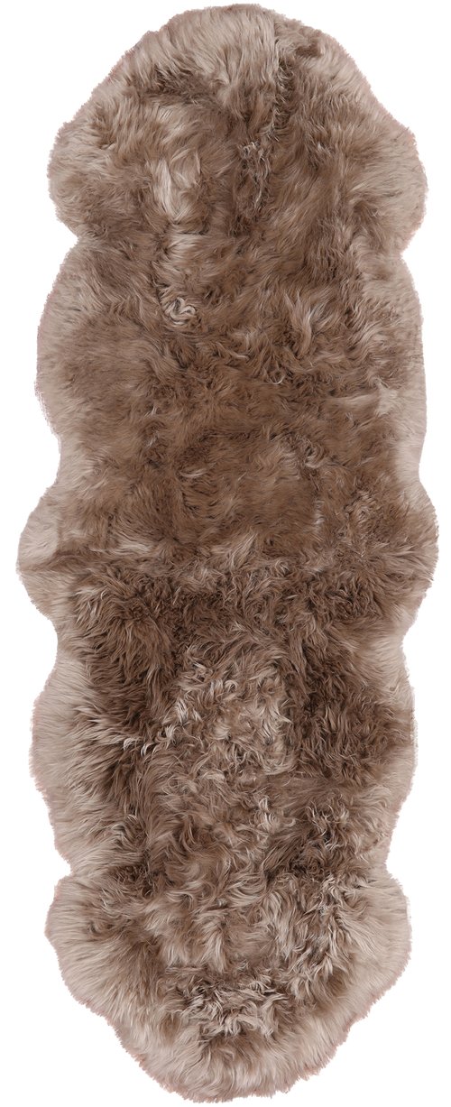 100% Natural New Zealand Sheepskin Taupe 2' 0