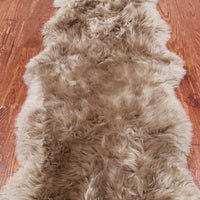Thumbnail for 100% Natural New Zealand Sheepskin Taupe 2' 0