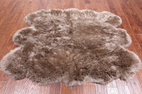Thumbnail for 100% Natural New Zealand Sheepskin Taupe 5' 0