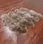 100% Natural New Zealand Sheepskin Taupe 6' 0" x 7' 0"