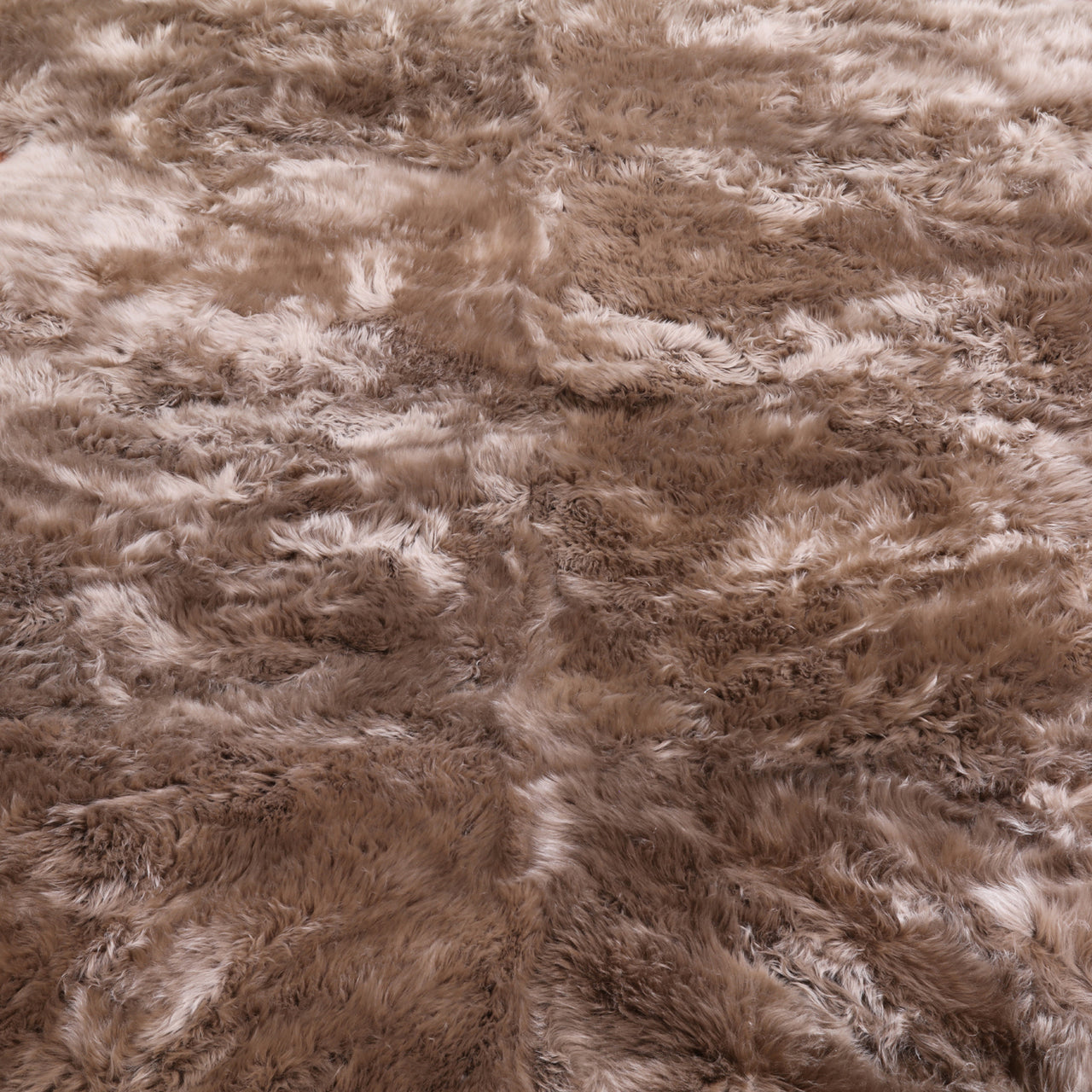 100% Natural New Zealand Sheepskin Taupe 6' 0" x 9' 0"