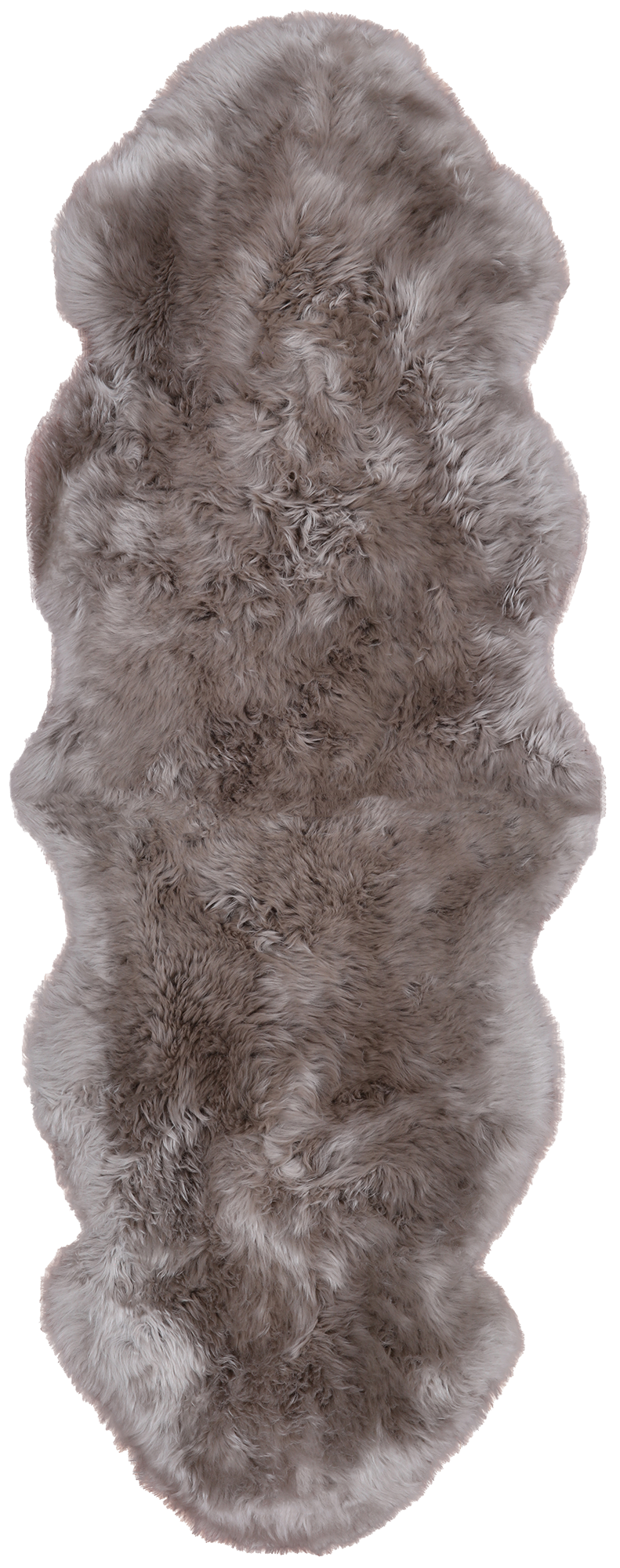 100% Natural New Zealand Sheepskin Dark Beige 2' 0" x 6' 0"