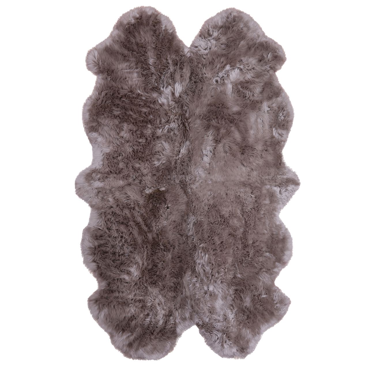 100% Natural New Zealand Sheepskin Dark Beige 4' 0" x 6' 0"