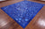 Blue Patchwork Cowhide Rug - 9' 0" x 12' 0"