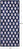 Blue & White Patchwork Natural Cowhide Runner Rug - 4' 0" x 10' 0"