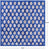 Blue & White Square Patchwork Natural Cowhide Rug - 8' 0" x 8' 0"