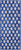 Blue & White Patchwork Cowhide Runner Rug - 4' 0" x 10' 0"