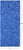 Blue Patchwork Natural Cowhide Runner Rug - 4' 0" x 10' 0"