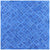 Blue Square Patchwork Cowhide Rug - 8' 0" x 8' 0"