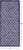 Blue & White Patchwork Natural Cowhide Runner Rug - 4' 0" x 10' 0"