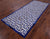 Blue & White Patchwork Cowhide Runner Rug - 4' 0" x 10' 0"