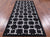 Black Patchwork Cowhide Runner Rug - 4' 0" x 10' 0"