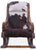 Hair-On Cowhide Wooden Handcrafted Rocking Chair