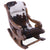 Hair-On Cowhide Wooden Handcrafted Rocking Chair