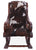 Hair-On Cowhide Wooden Handcrafted Rocking Chair