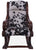 Hair-On Cowhide Wooden Handcrafted Rocking Chair