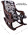 Hair-On Cowhide Wooden Handcrafted Rocking Chair