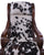 Hair-On Cowhide Wooden Handcrafted Rocking Chair